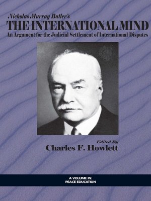cover image of Nicholas Murray Butler's The International Mind
